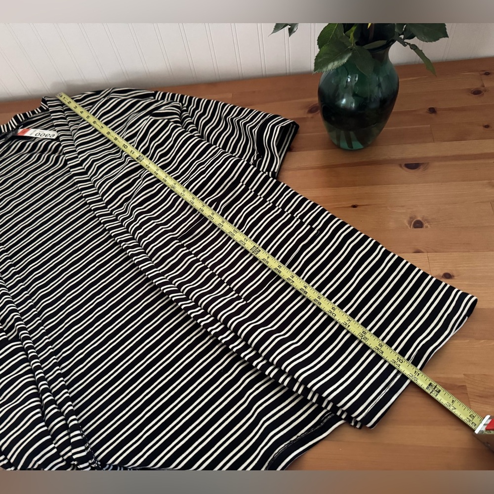 Agnes & Dora Ponte Striped Forever Cardigan with Pockets Size XXXL New With Tags - Picture 8 of 8